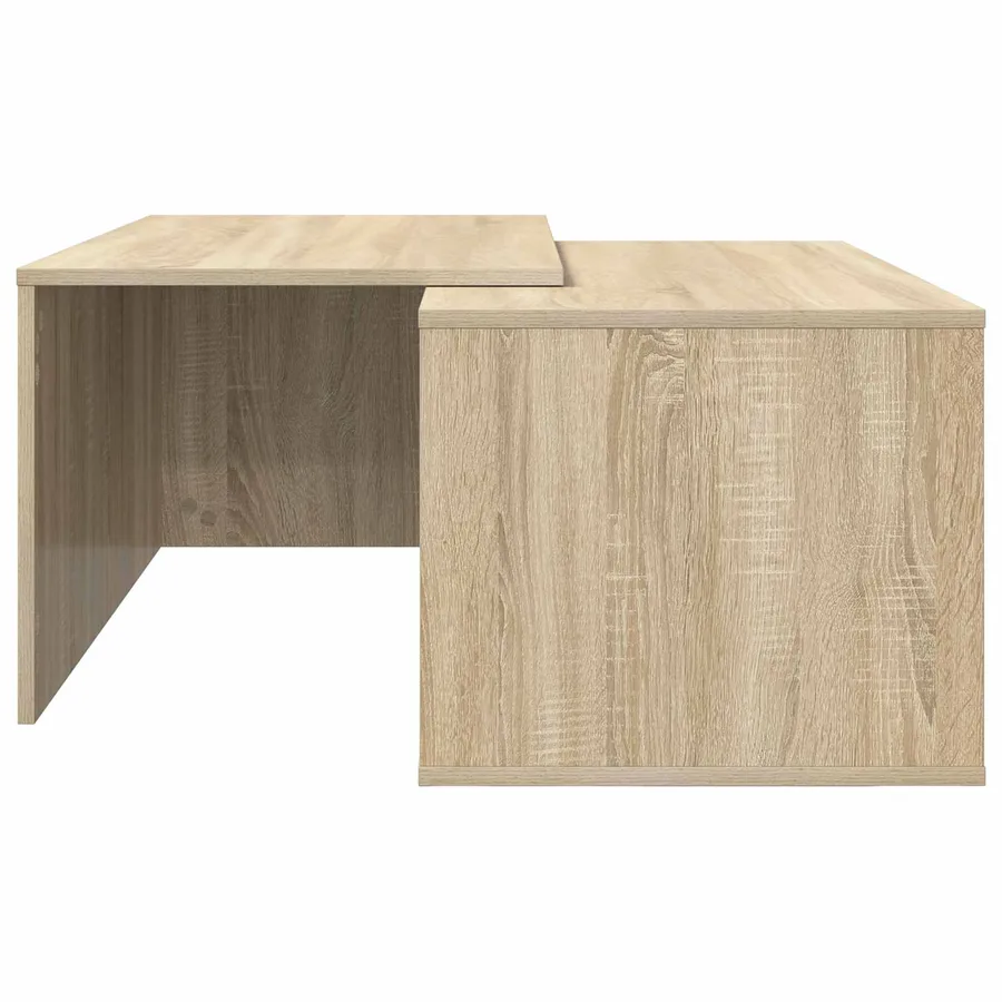 Ensemble de tables basses 2 pcs Chêne Sonoma Bois d'ingénierie - 9