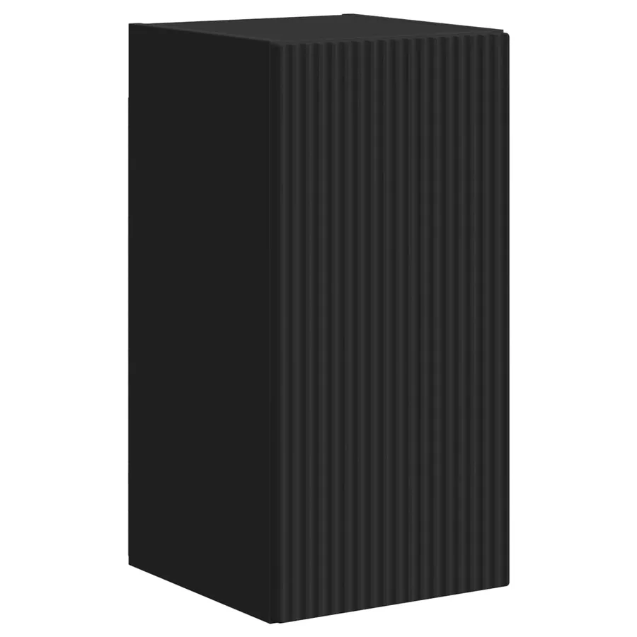 Ensemble meuble TV 5 pcs Noir Bois d'ingénierie - 6
