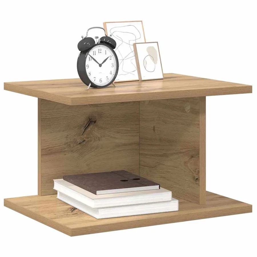 Table de chevet 2 pc Chêne artisanal 40 x 30 x 25 cm - 3
