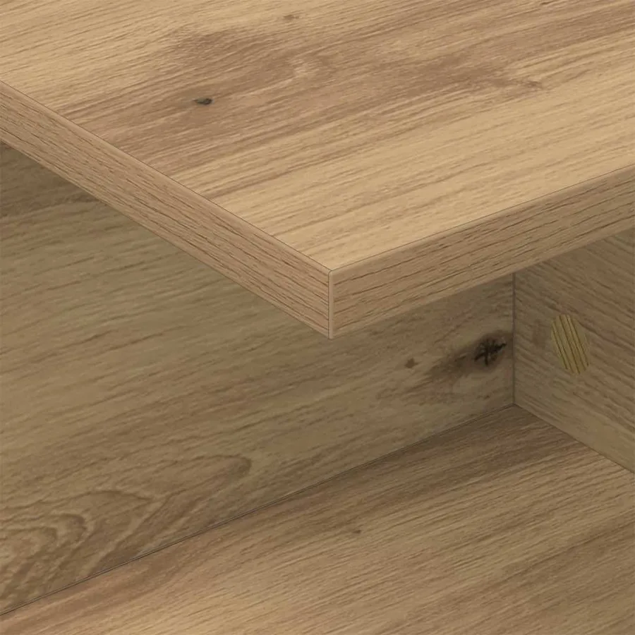 Table de chevet 2 pc Chêne artisanal 40 x 30 x 25 cm - 9