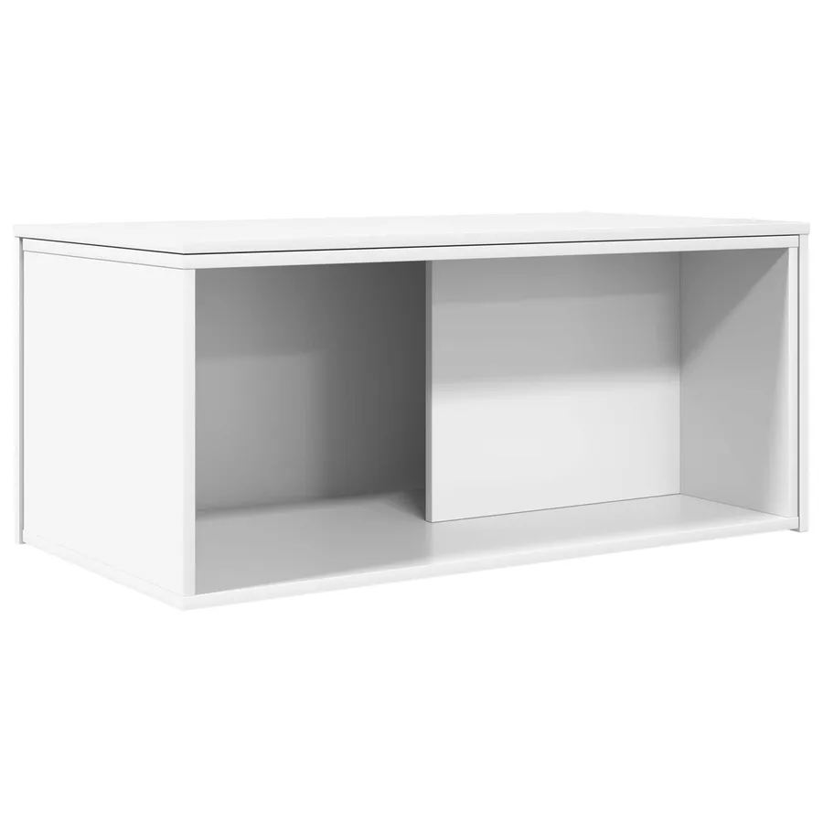 Ensemble de tables basses 2 pcs Blanc Bois d'ingénierie - 5