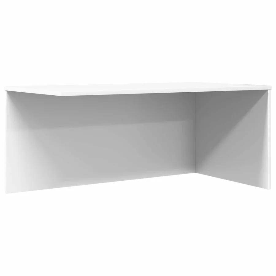 Ensemble de tables basses 2 pcs Blanc Bois d'ingénierie - 6