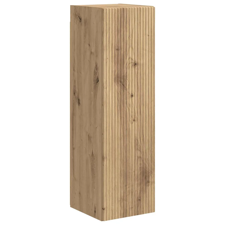 Ensemble meuble TV 4 pcs Chêne artisanal Bois d'ingénierie - 6