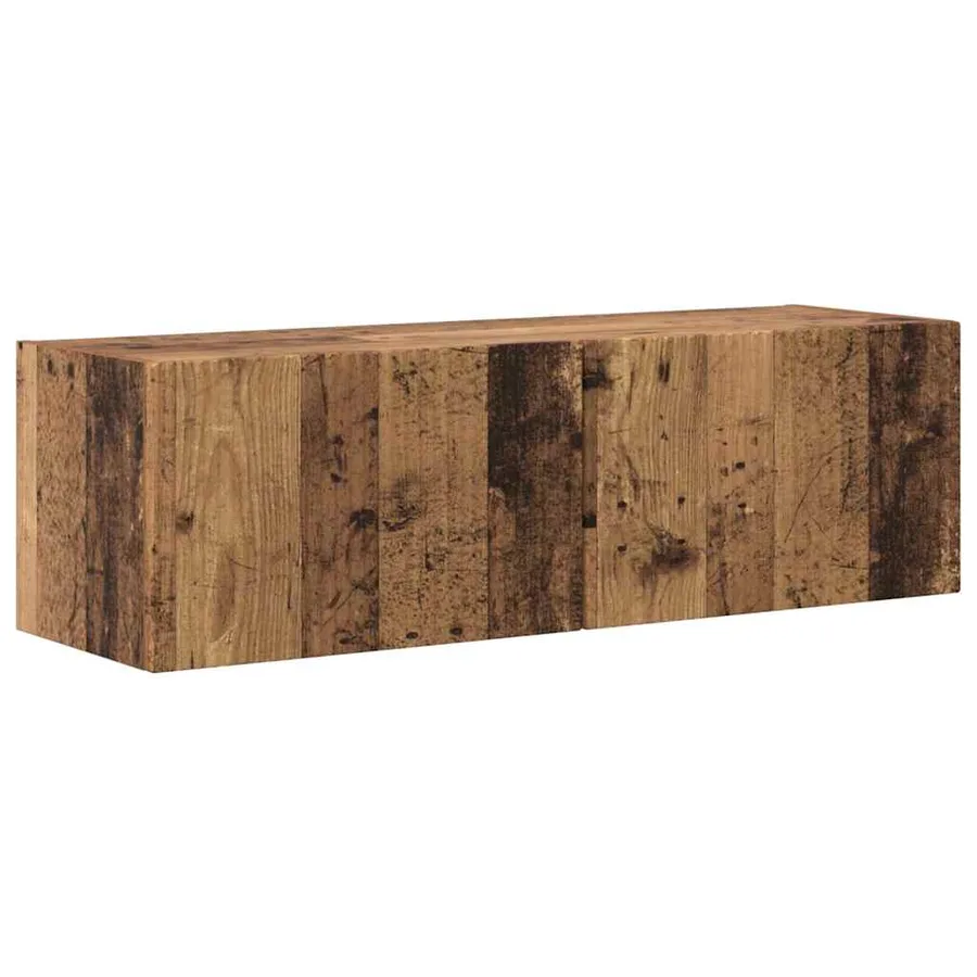 Meuble TV mural 2 pcs Bois Ancien 98 x 31 x 29,5 cm - 5