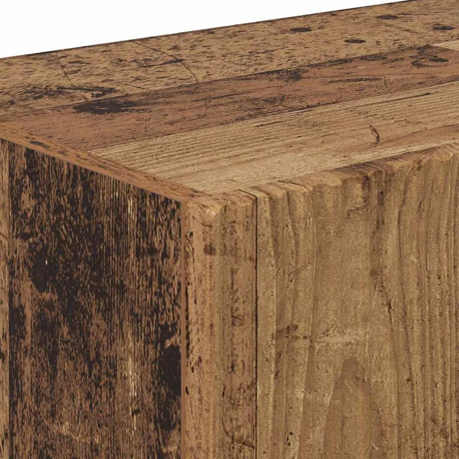 Meuble TV mural 2 pcs Bois Ancien 98 x 31 x 29,5 cm - 8