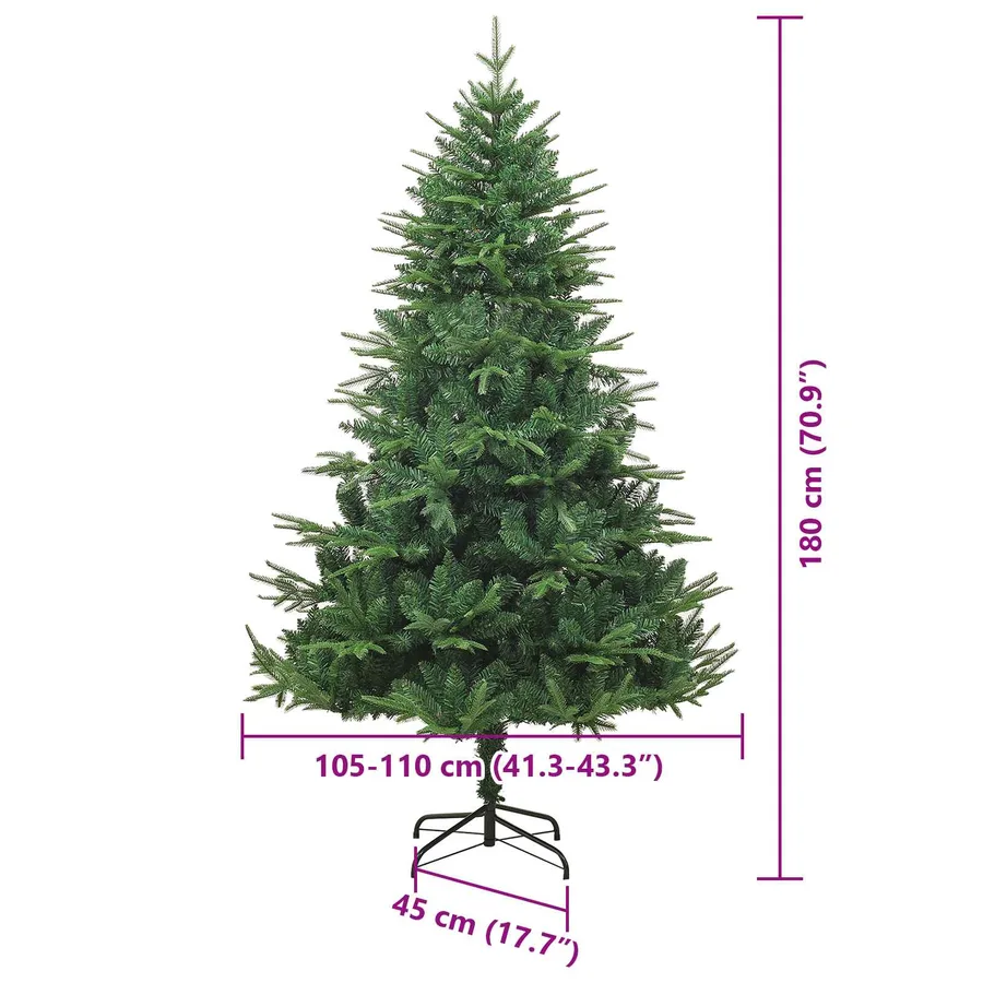 Arbre de Noël artificiel pré-éclairé avec ensemble de boules - 14