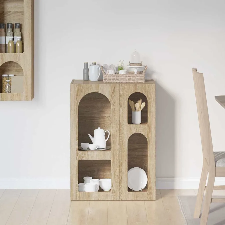 Buffet ELST Chêne Sonoma 59 x 35 x 80,5 cm Bois d'ingénierie - 4