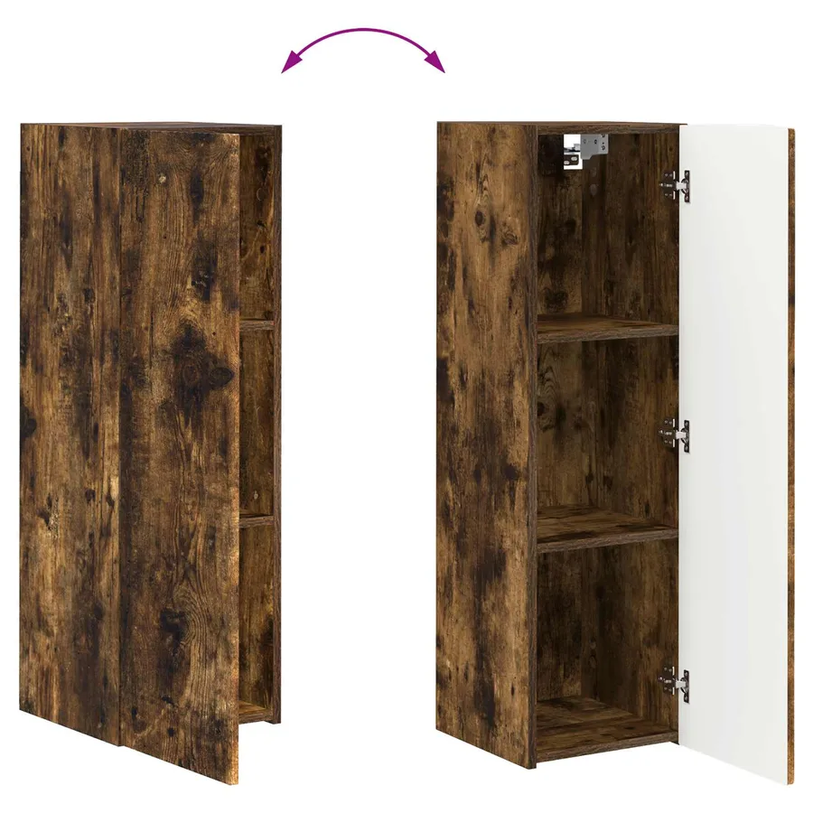 Meuble TV 5 pcs Chêne fumé - 13