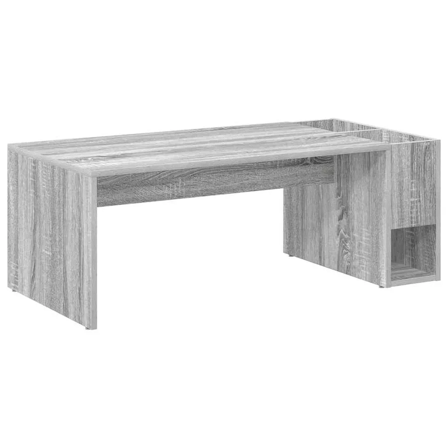 Table basse Gris Sonoma 101,5 x 50 x 37 cm Bois d'ingénierie - 2