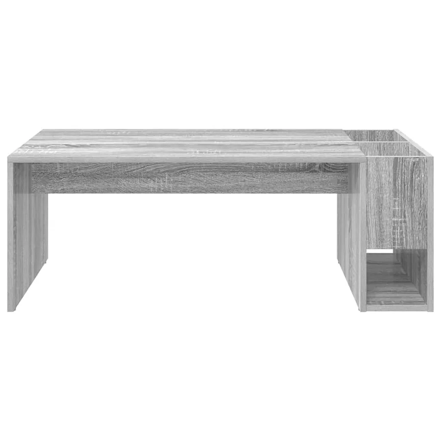 Table basse Gris Sonoma 101,5 x 50 x 37 cm Bois d'ingénierie - 5