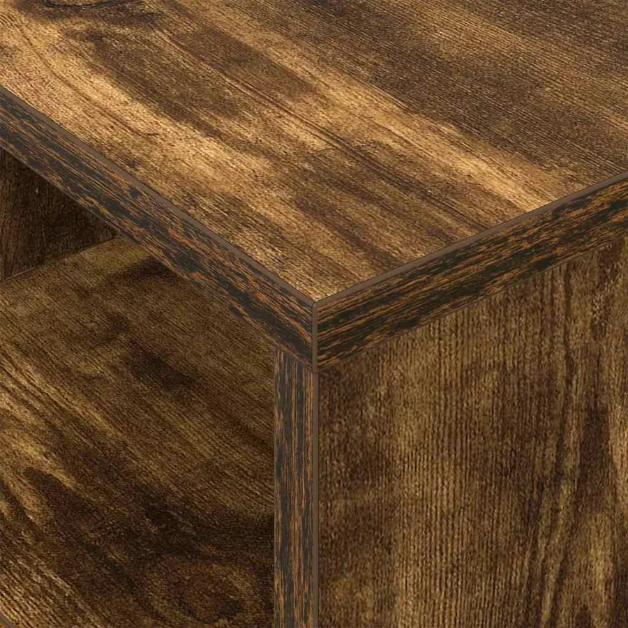 Table d'appoint 2 pcs Chêne fumé 30,5 x 30 x 45 cm - 9