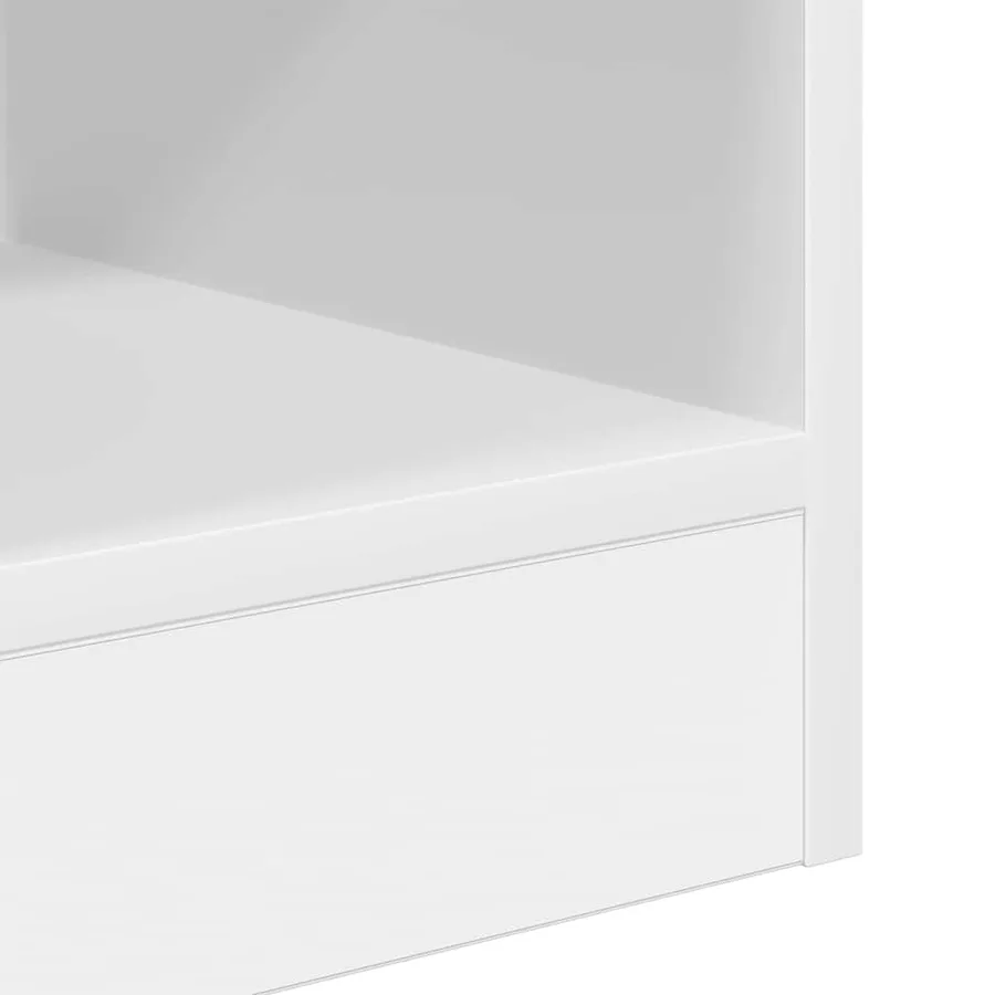 Table d'appoint Blanc 30,5 x 30 x 45 cm Bois d'ingénierie - 9
