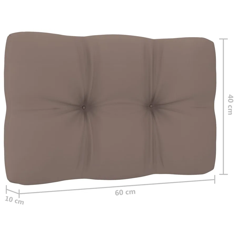 Chaise de jardin avec coussins anthracite Bois de pin imprégné - 12