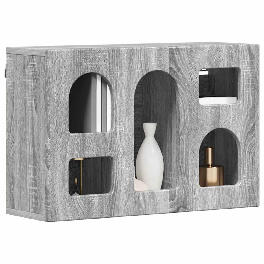 Armoire suspendue avec étagère ELST Sonoma gris 60 x 20 x 40 cm - 3