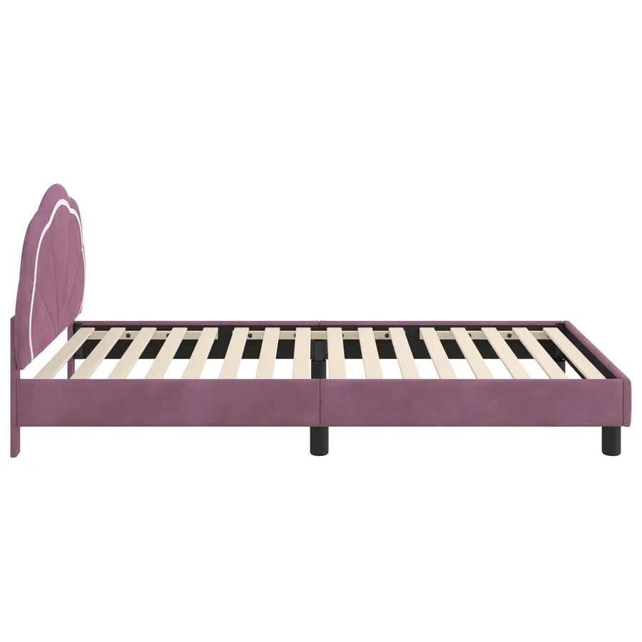 Cadre de lit pour enfants avec tête de lit Pourpre 80 x 200 cm - 6
