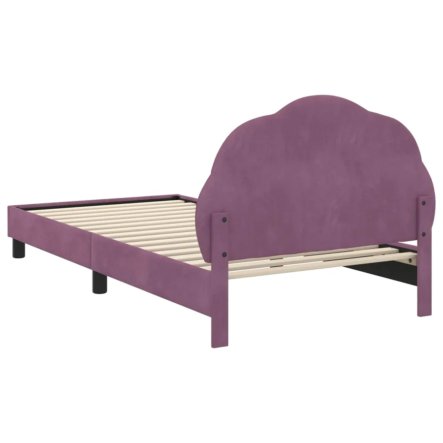 Cadre de lit pour enfants avec tête de lit Pourpre 80 x 200 cm - 7