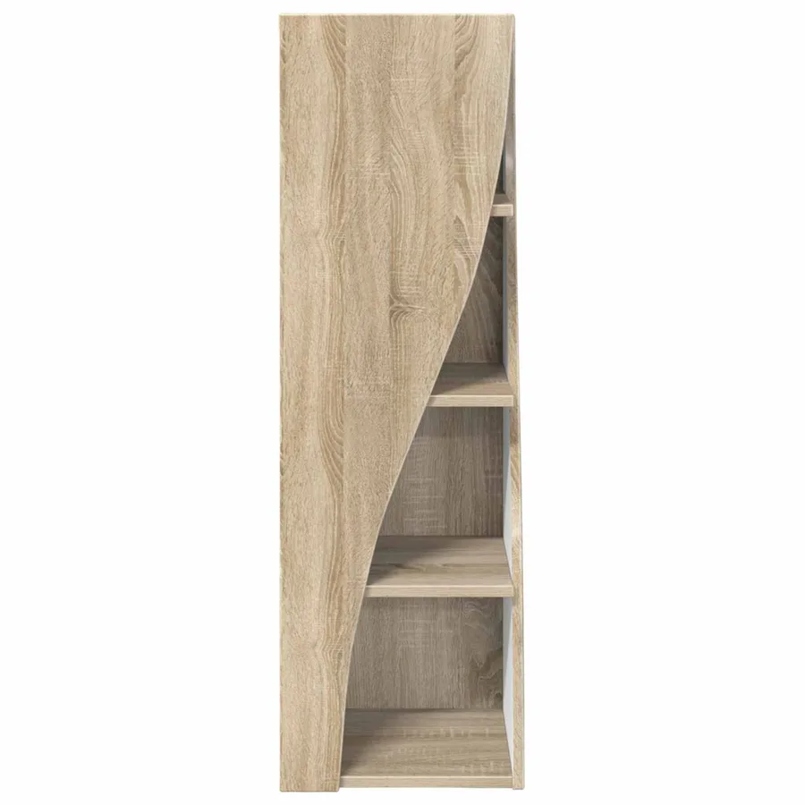 Meuble d'angle Chêne Sonoma 32x32x102cm Bois d'ingénierie - 5