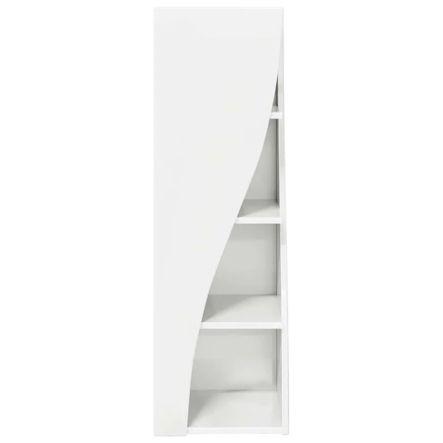 Meuble d'angle 32x32x102cm Bois d'ingénierie - 5