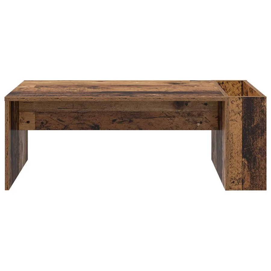 Table basse Bois ancien 95 x 50 x 34 cm Bois d'ingénierie - 5