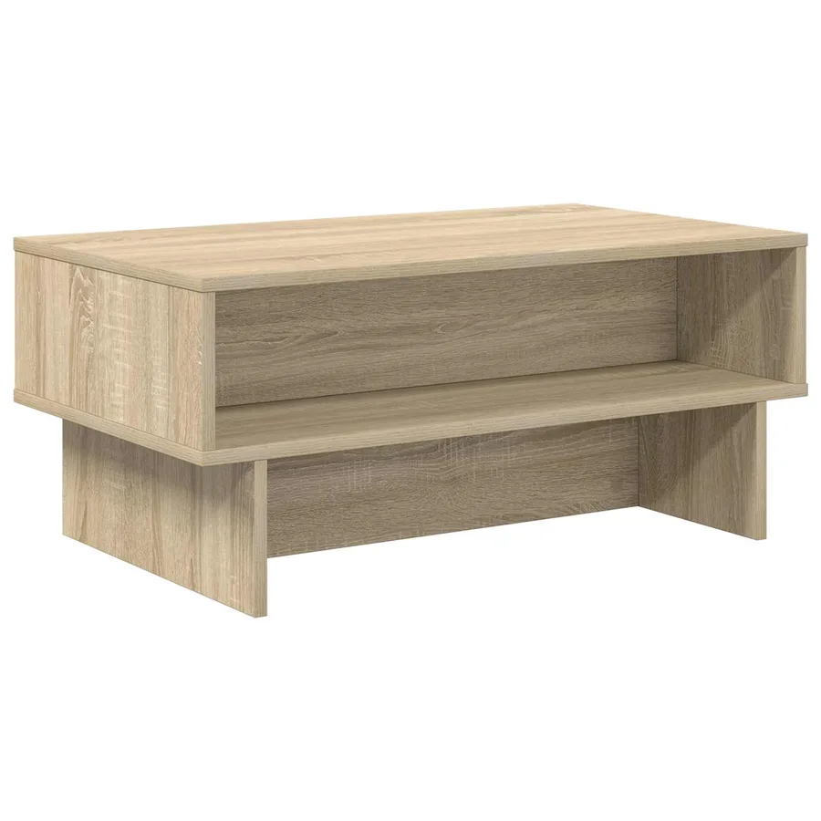Table basse Chêne Sonoma 80 x 46 x 35 cm Bois d'ingénierie - 7