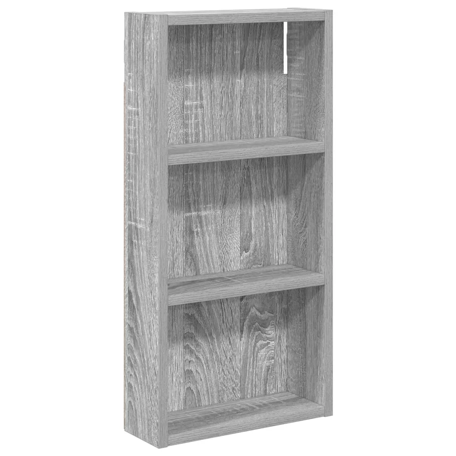 Armoire murale de salle de bain Gris Sonoma 30 x 10 x 60,5 cm - 2