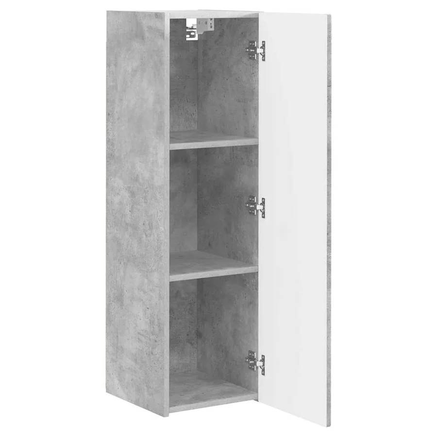 Meuble TV mural Béton 30 x 31 x 100 cm Bois d'ingénierie - 5