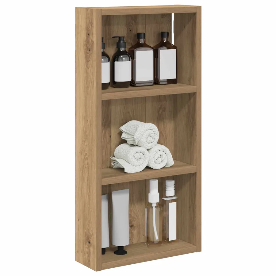 Armoire murale de salle de bain Chêne artisan 30 x 10 x 60,5 cm - 3