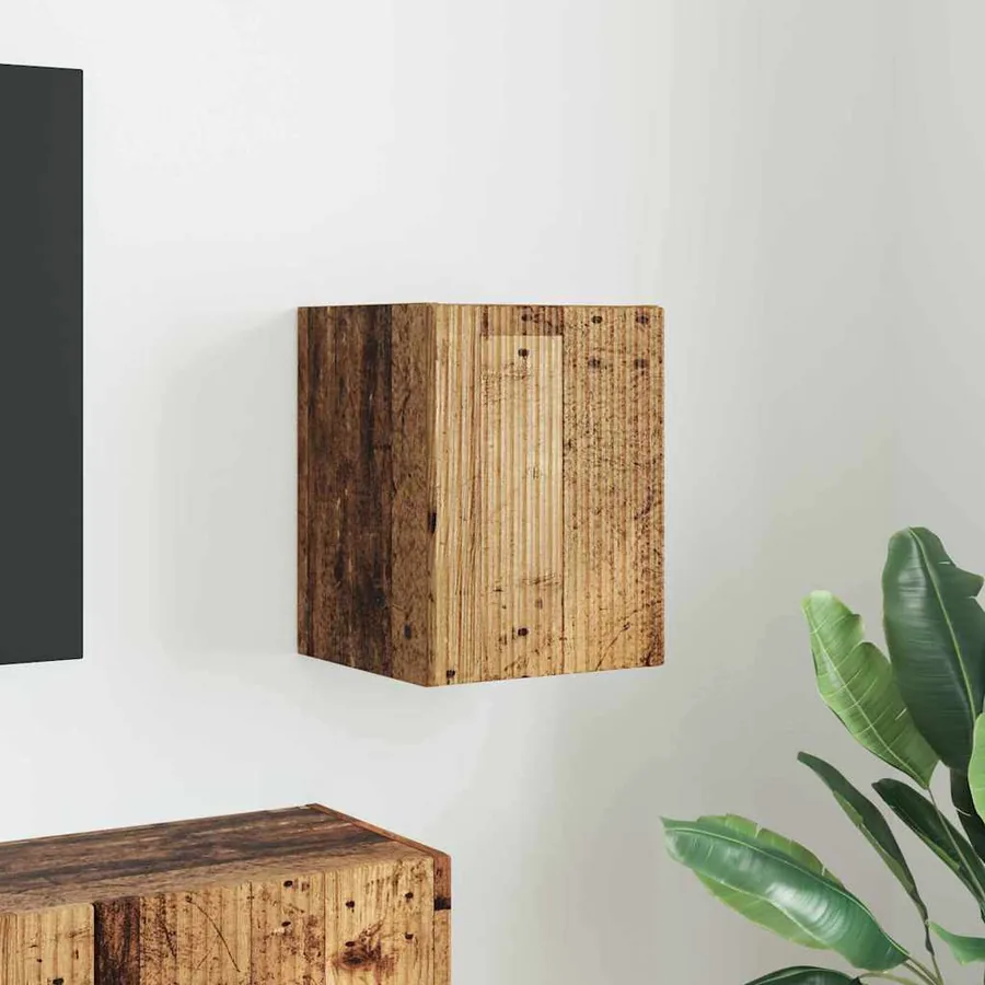 Meuble TV mural Bois Ancien 30 x 31 x 40 cm Bois d'ingénierie