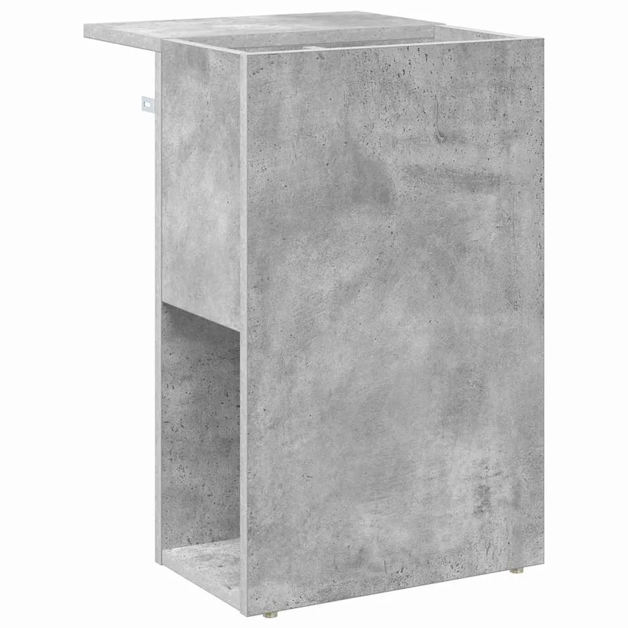 Table d'appoint Gris béton 35 x 40 x 55 cm Bois d'ingénierie - 7