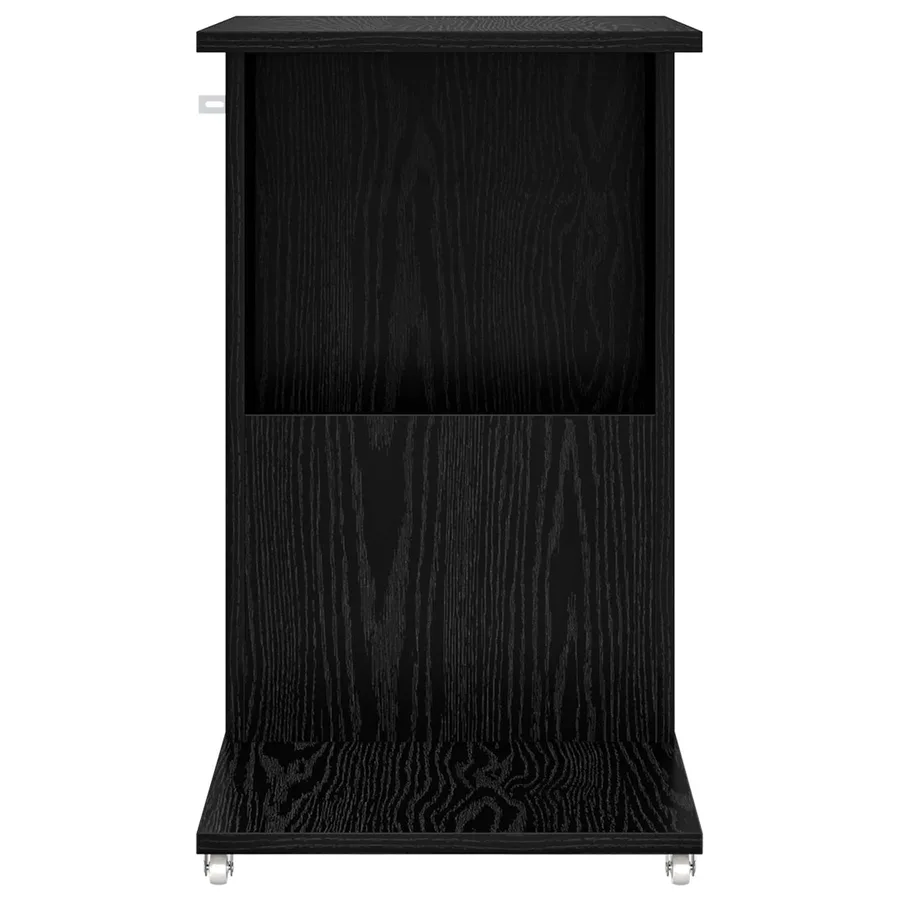 Table d'appoint Chêne noir 40 x 35 x 60 cm Bois d'ingénierie - 5