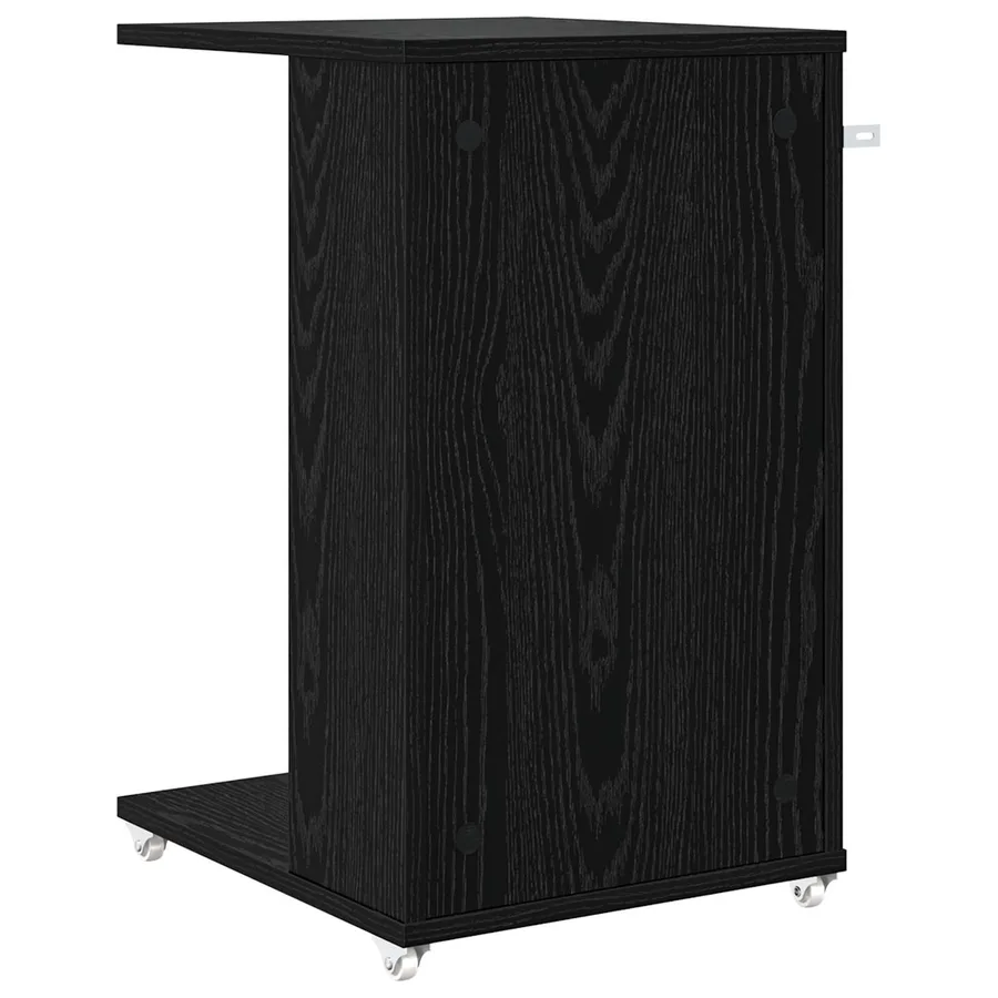 Table d'appoint Chêne noir 40 x 35 x 60 cm Bois d'ingénierie - 7