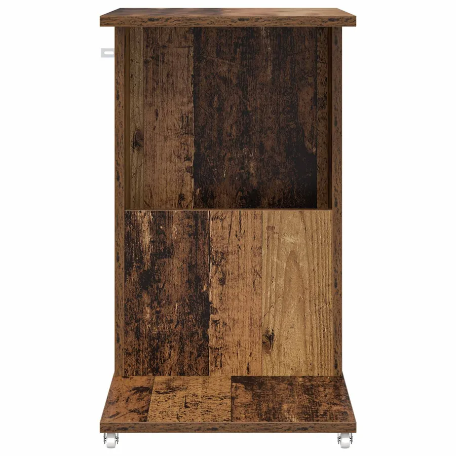 Table d'appoint Bois ancien 40 x 35 x 60 cm Bois d'ingénierie - 5