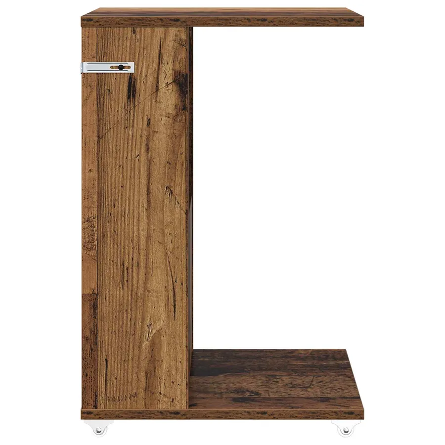 Table d'appoint Bois ancien 40 x 35 x 60 cm Bois d'ingénierie - 6