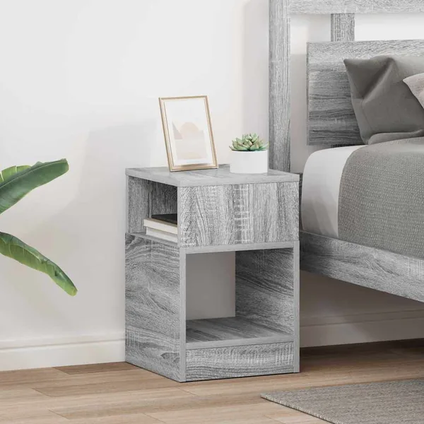 Table d'appoint 2 pcs Gris Sonoma 30,5 x 30 x 45 cm