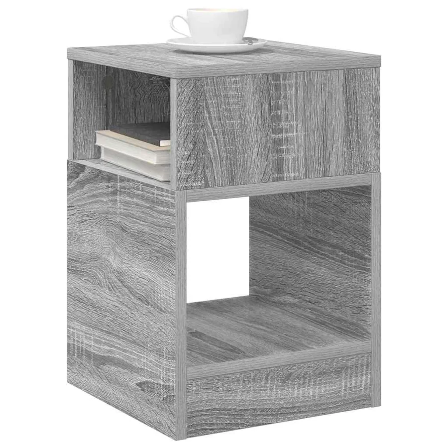 Table d'appoint 2 pcs Gris Sonoma 30,5 x 30 x 45 cm - 3