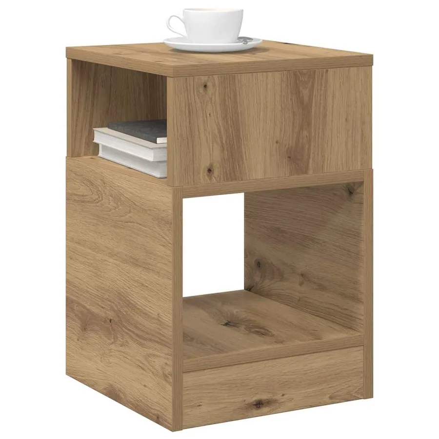 Table d'appoint 2 pc Chêne artisanal 30,5 x 30 x 45 cm - 3