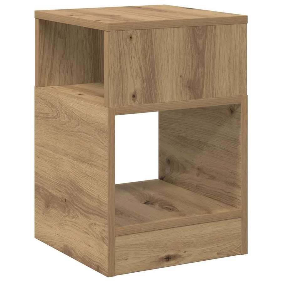 Table d'appoint 2 pc Chêne artisanal 30,5 x 30 x 45 cm - 5