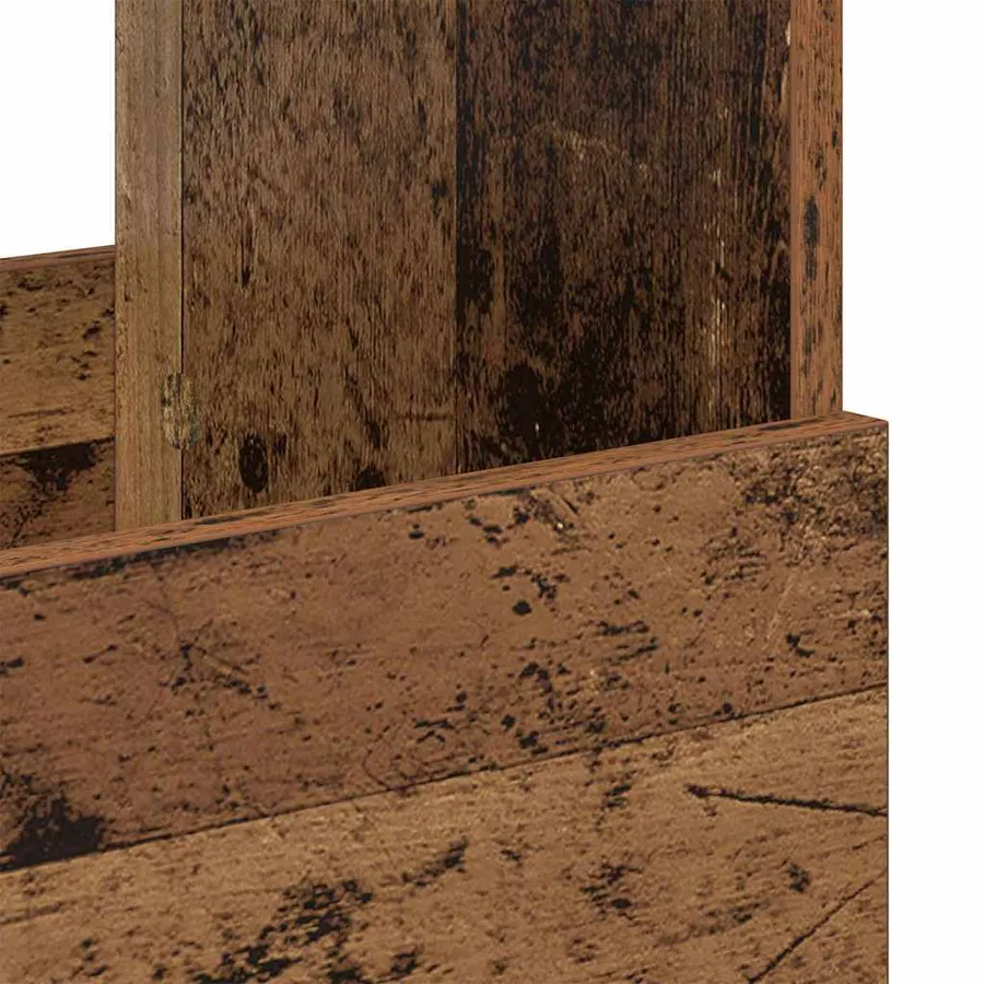 Étagère à magazines Bois ancien 102 x 30 x 45 cm - 8