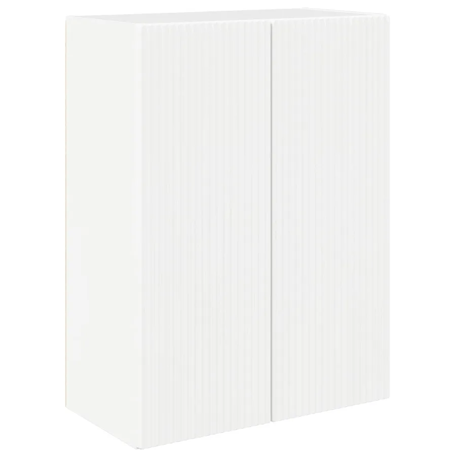Ensemble de meuble TV mural Montage mural 6 pcs Blanc brillant - 7