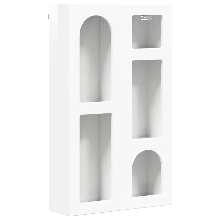 Armoire suspendue ELST Blanc brillant 59 x 20 x 100 cm - 2