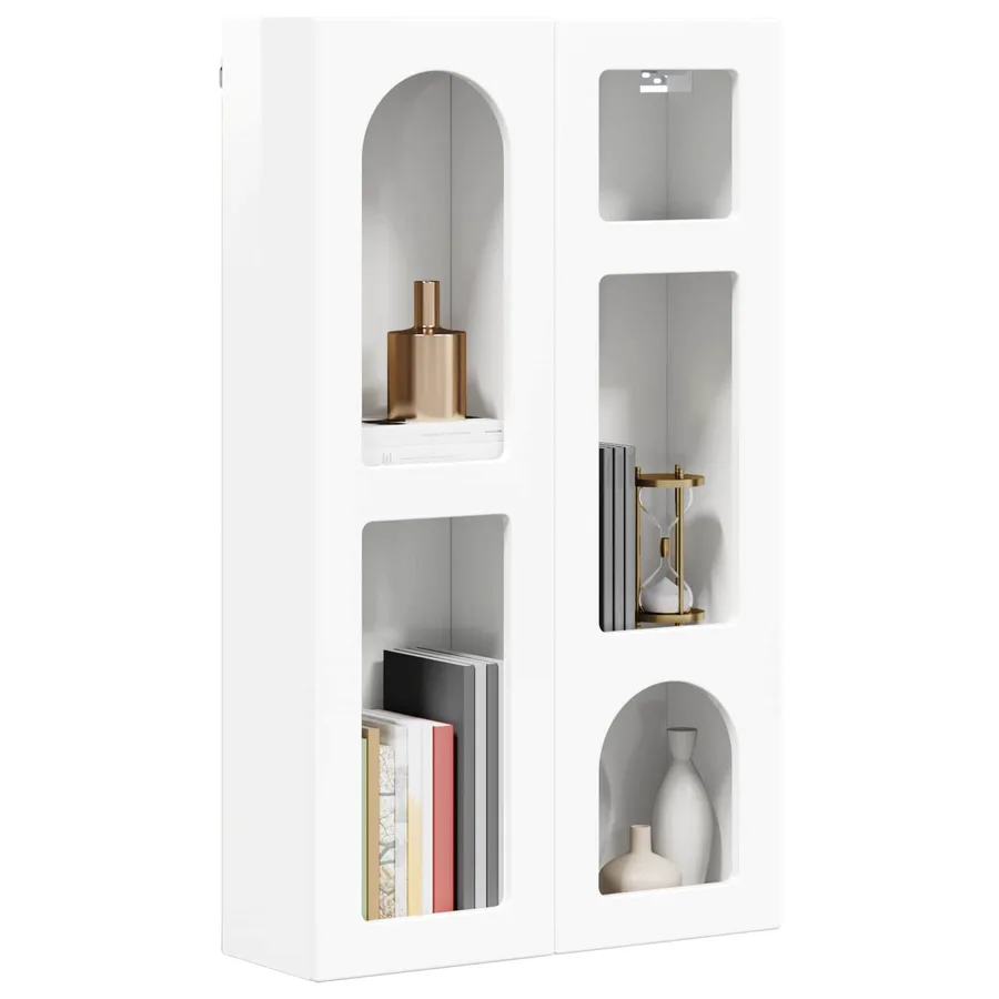 Armoire suspendue ELST Blanc brillant 59 x 20 x 100 cm - 3