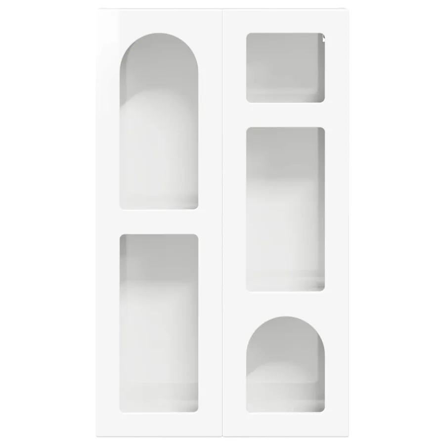Armoire suspendue ELST Blanc brillant 59 x 20 x 100 cm - 6