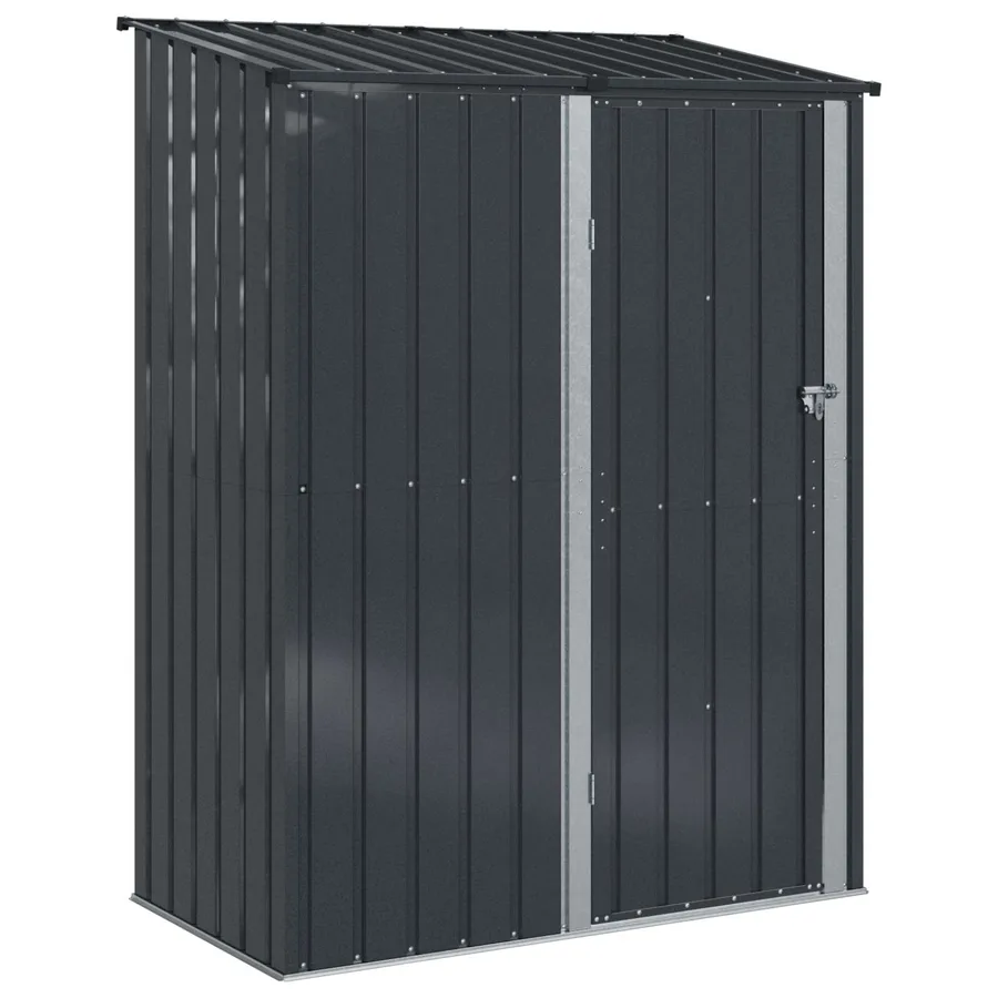 Cabanons de jardin Anthracite 153,5 x 86 x 200 cm Métал - 2