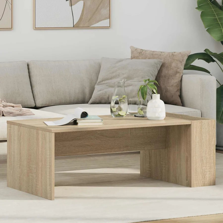Table basse Chêne Sonoma 95 x 50 x 34 cm Bois d'ingénierie