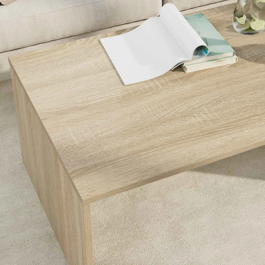 Table basse Chêne Sonoma 95 x 50 x 34 cm Bois d'ingénierie - 4