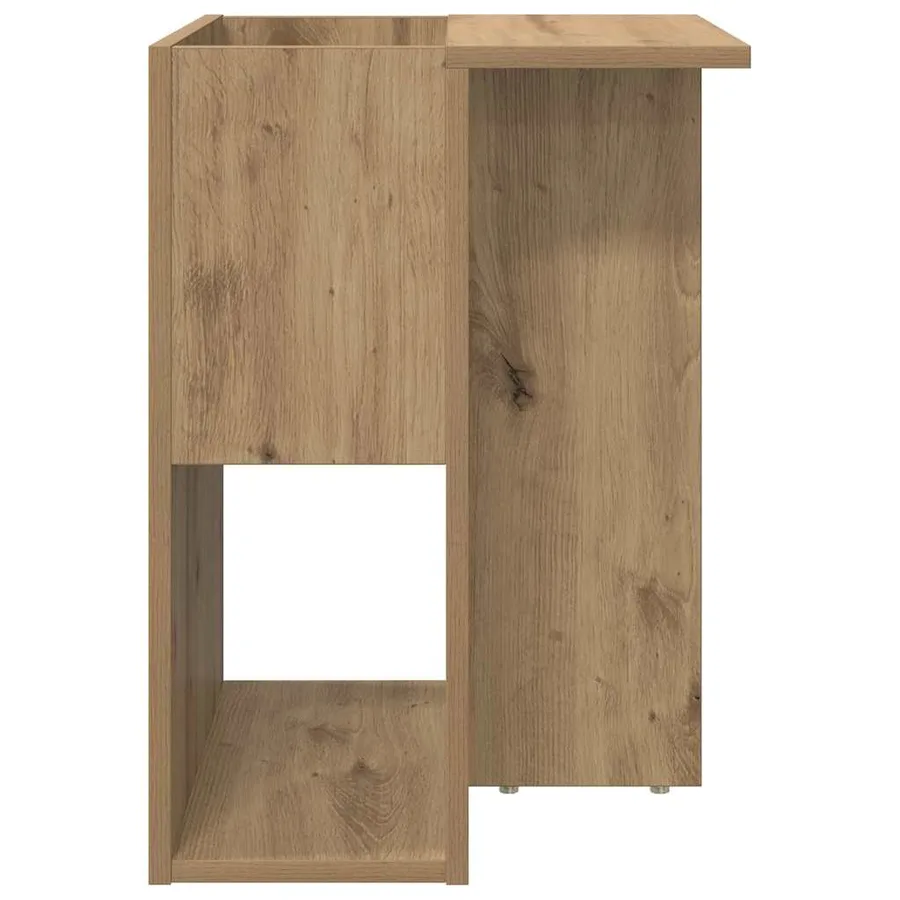 Table d'appoint Chêne artisanal 35 x 40 x 55 cm - 6