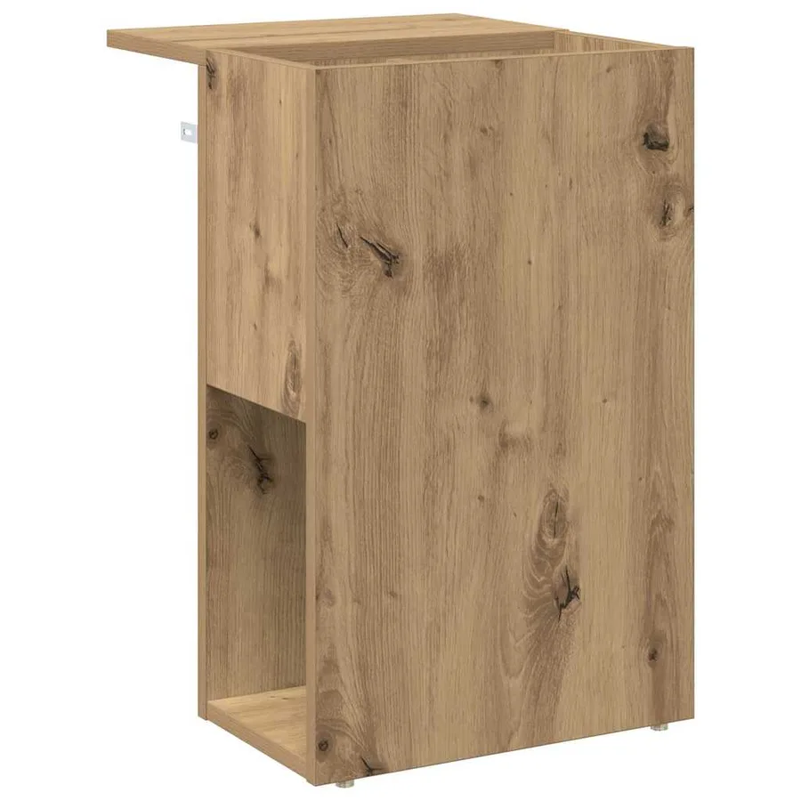 Table d'appoint Chêne artisanal 35 x 40 x 55 cm - 7