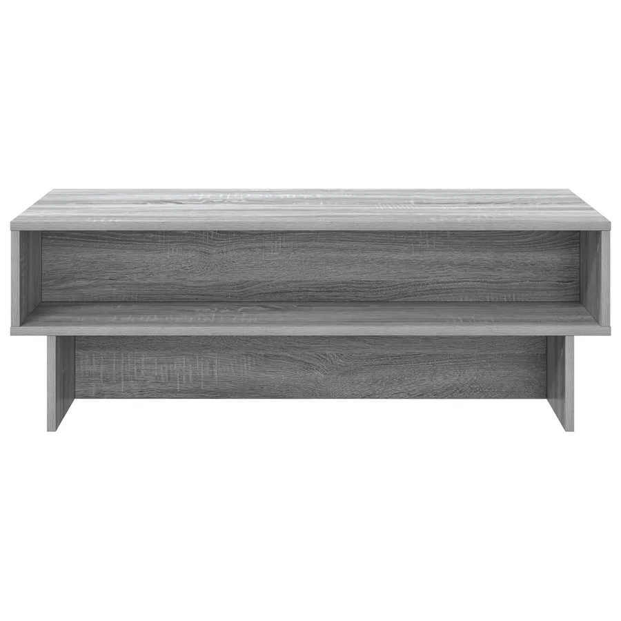 Table basse Gris Sonoma 100 x 46 x 35 cm Bois d'ingénierie - 5