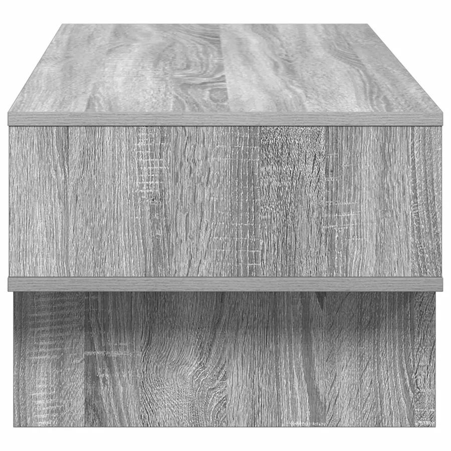Table basse Gris Sonoma 100 x 46 x 35 cm Bois d'ingénierie - 6