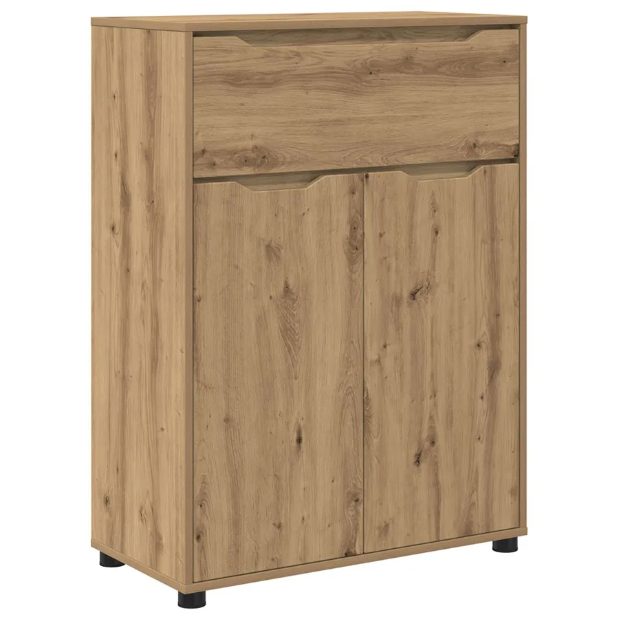 Cabinet de salle de bain Chêne artisanal 72,5 x 36,5 x 100 cm - 2